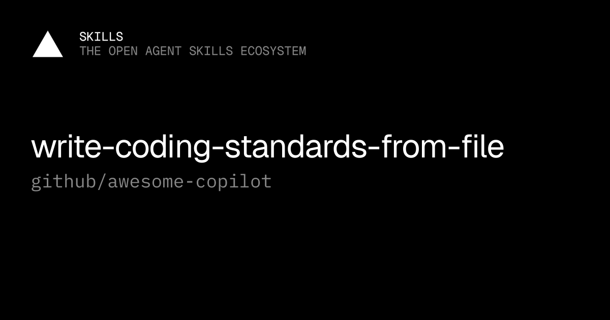 write-coding-standards-from-file — github/awesome-copilot