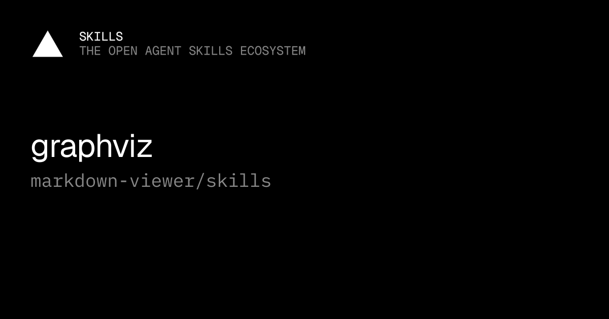 graphviz — markdown-viewer/skills