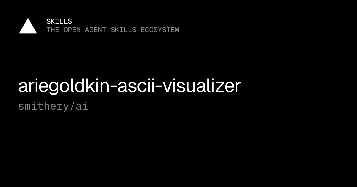 ArieGoldkin-ascii-visualizer — smithery/ai