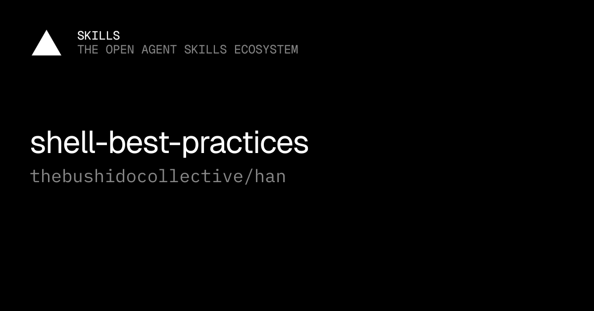 shell-best-practices — thebushidocollective/han